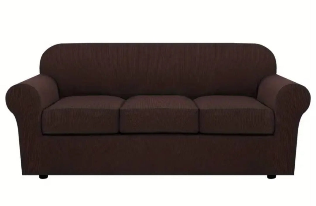 Single Seater Couch slipcover with loose Cushion covers