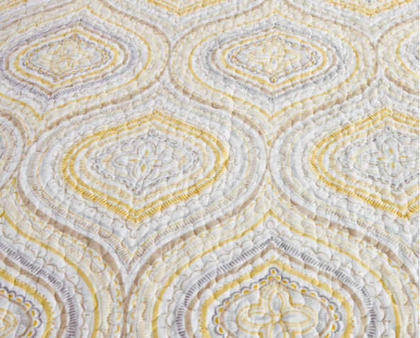 100% Cotton Quilted Bed Cover | 3D Embossed Quilt | Soft All-Season Bedding | Bed Cover Only