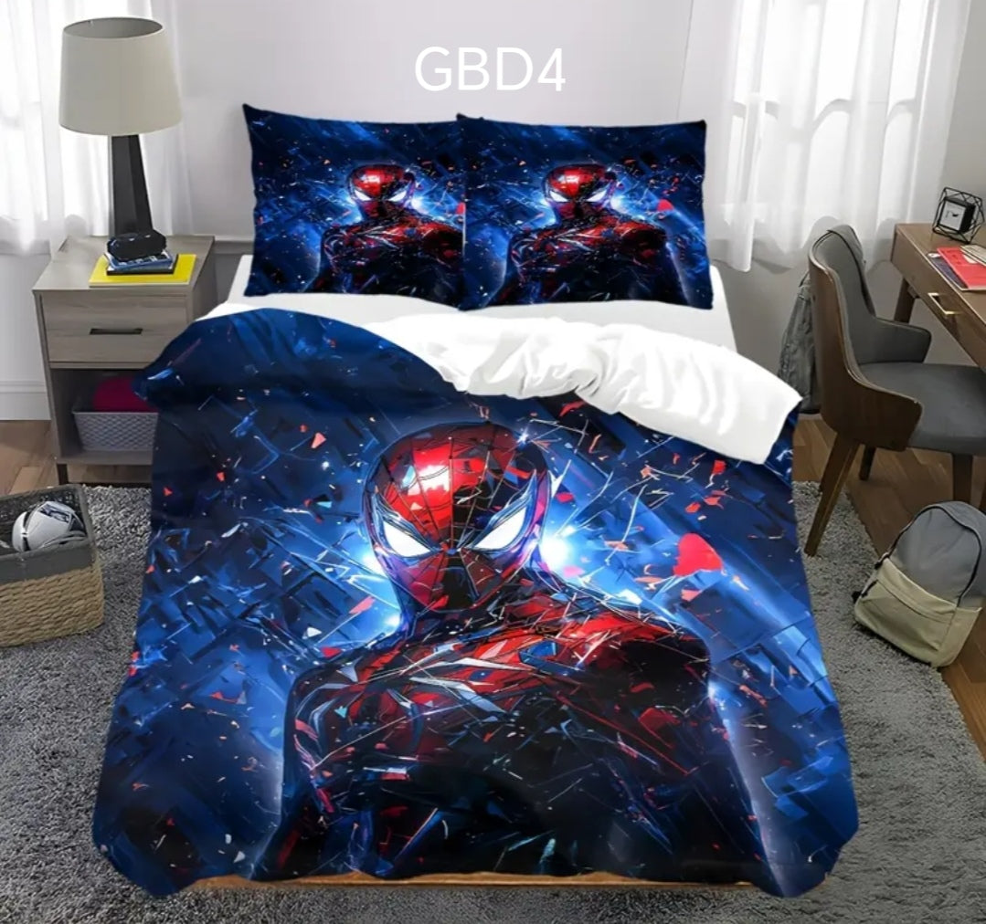 Spiderman duvet sets