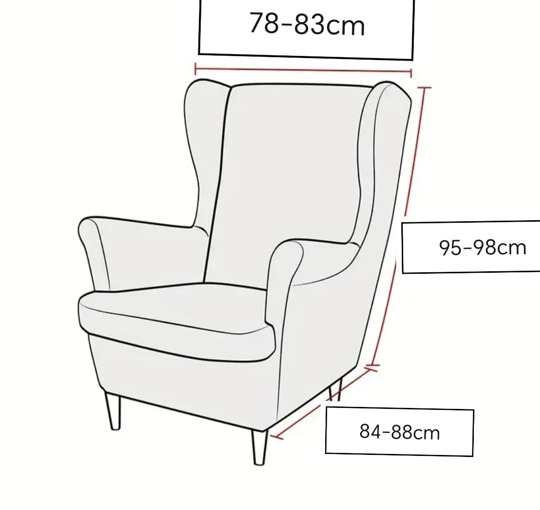 Wingback Stretchable slipcovers