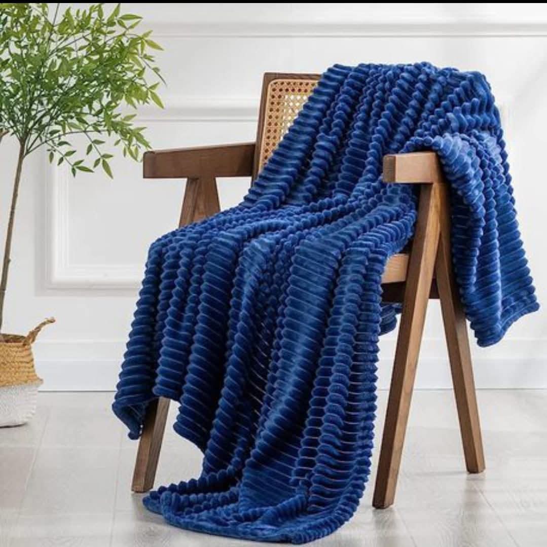 Ribbed Fleece Blanket