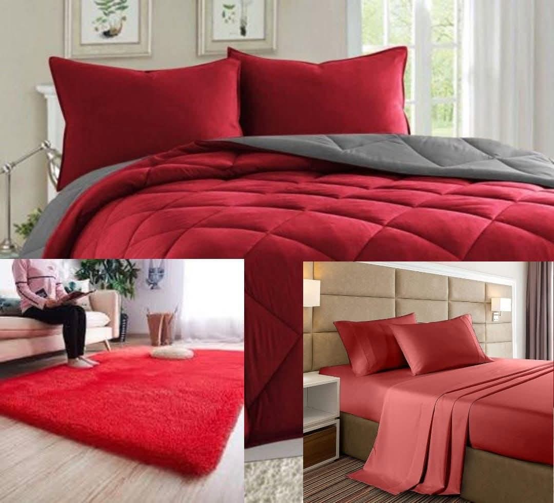 Limited offer 10 pce bedding and carpet set