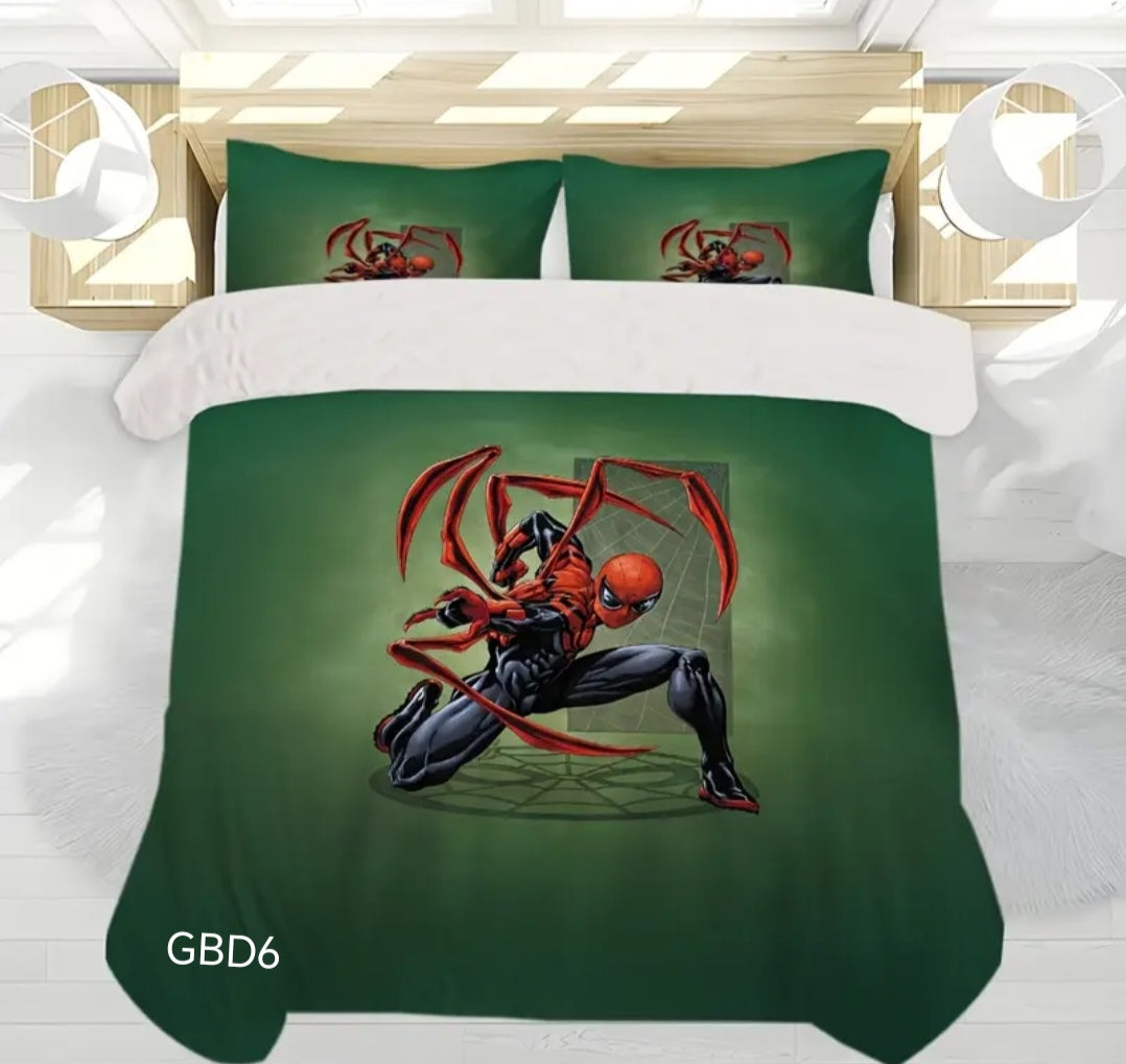 Spiderman duvet sets