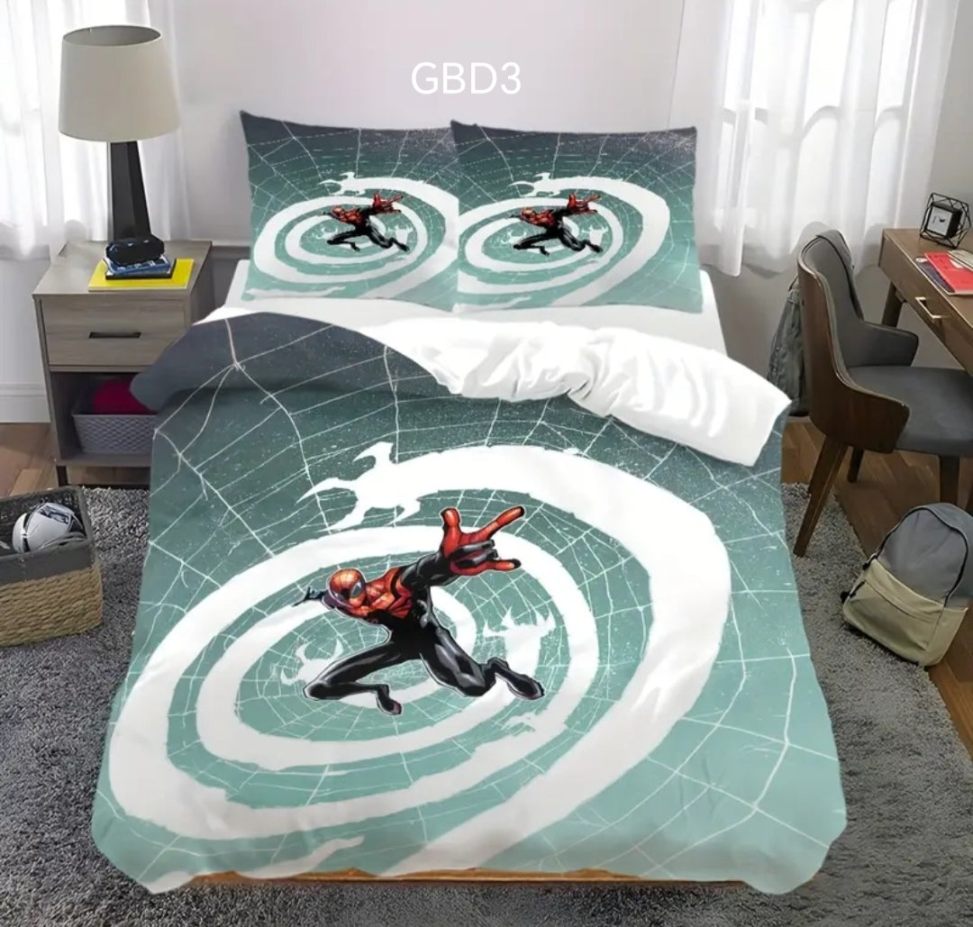 Spiderman duvet sets