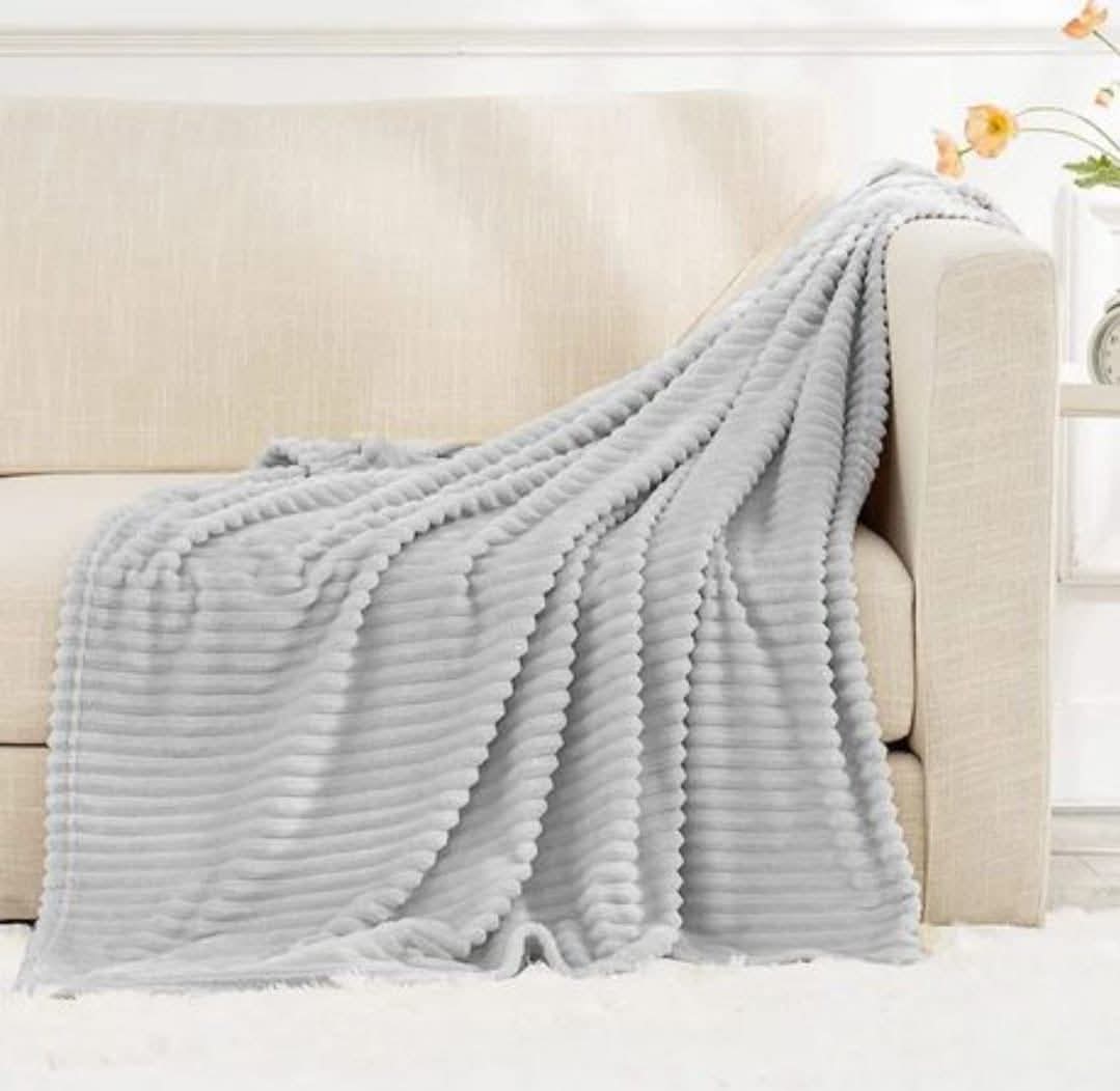 Ribbed Fleece Blanket