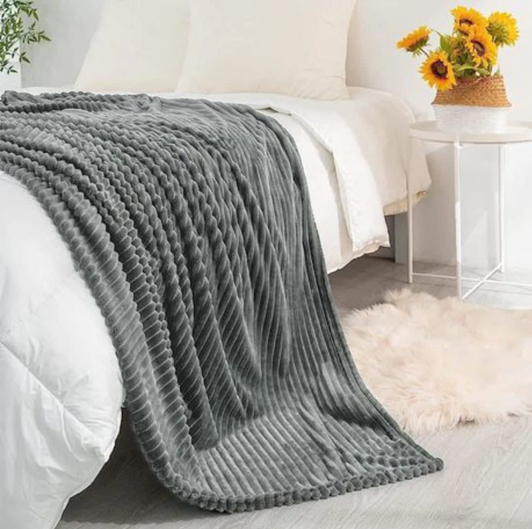 Ribbed Fleece Blanket
