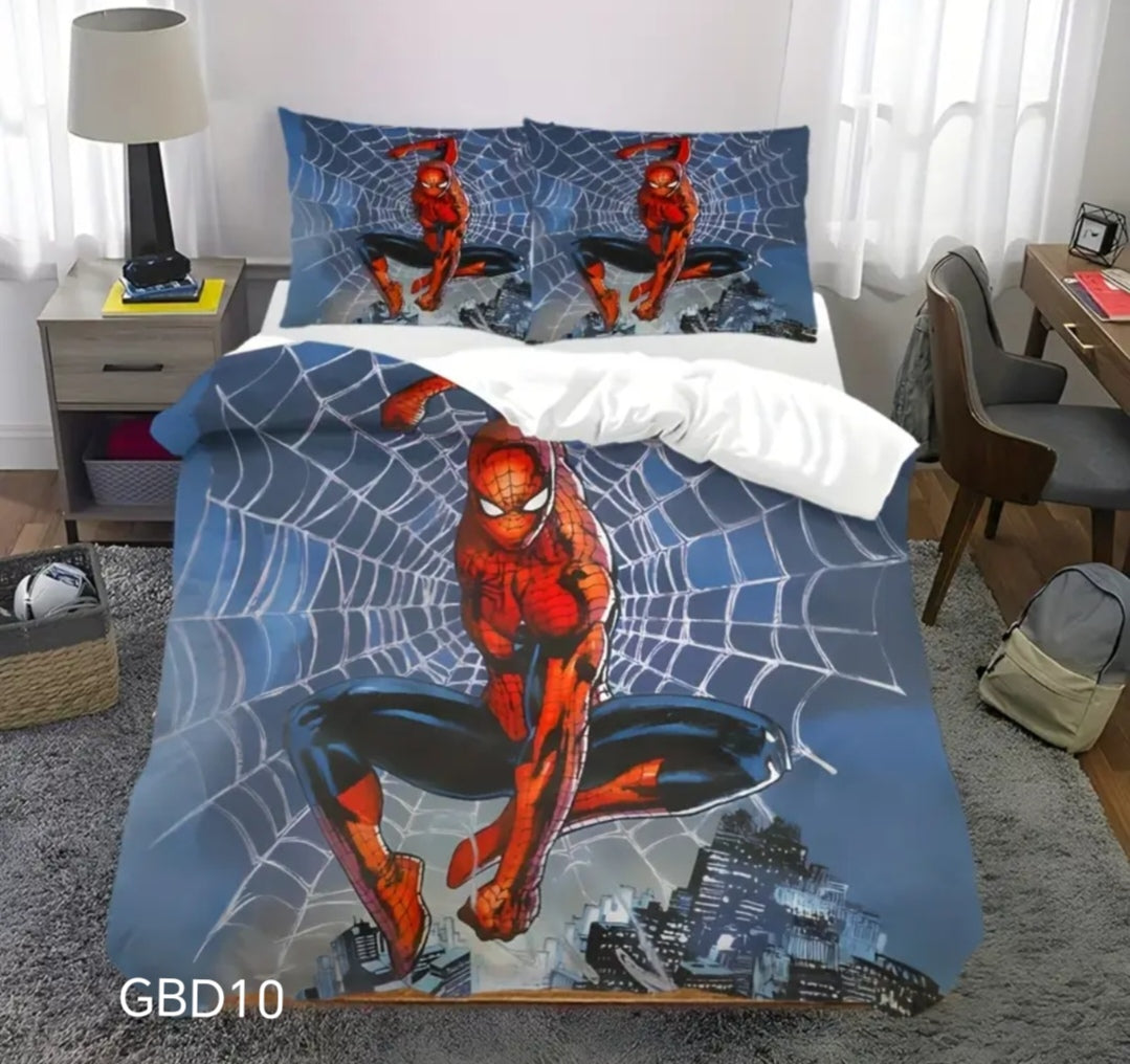 Spiderman duvet sets