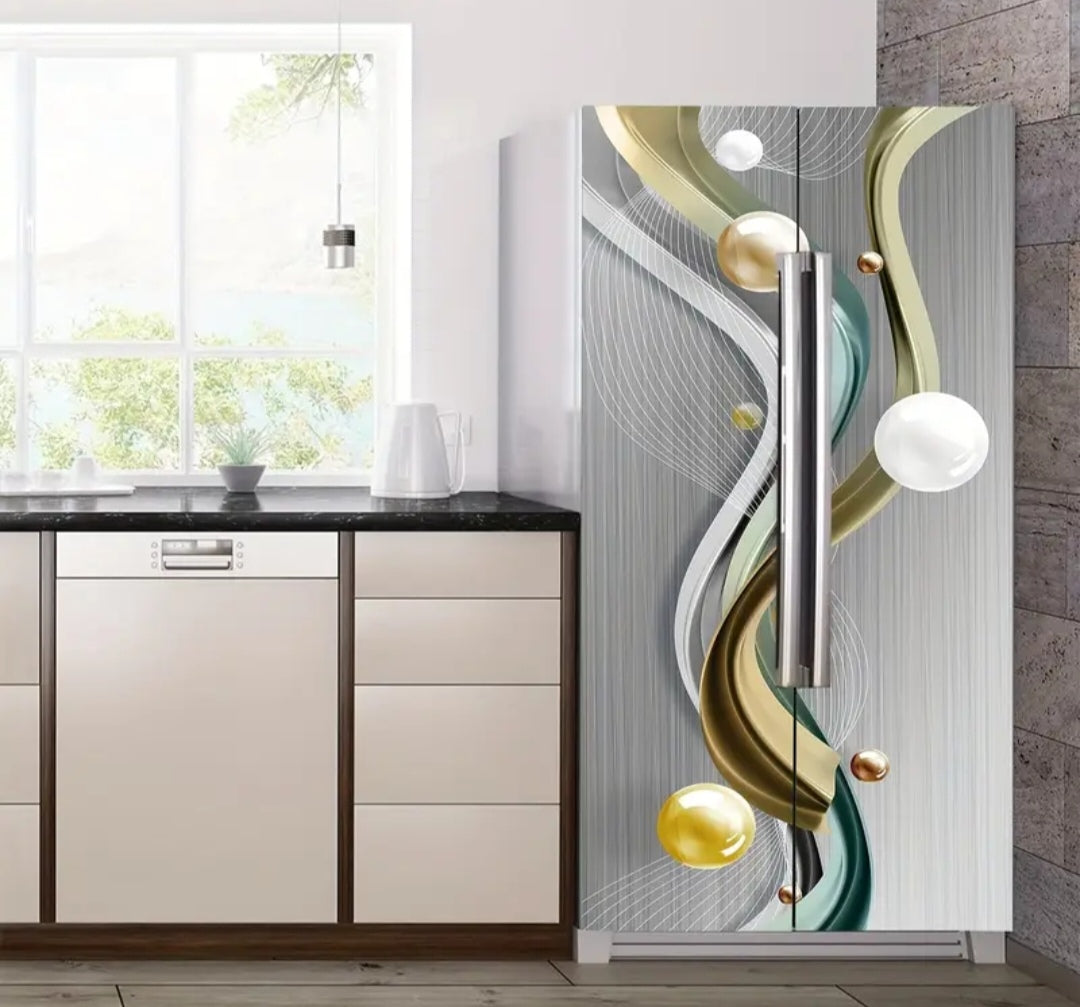 Side by side fridge wrap