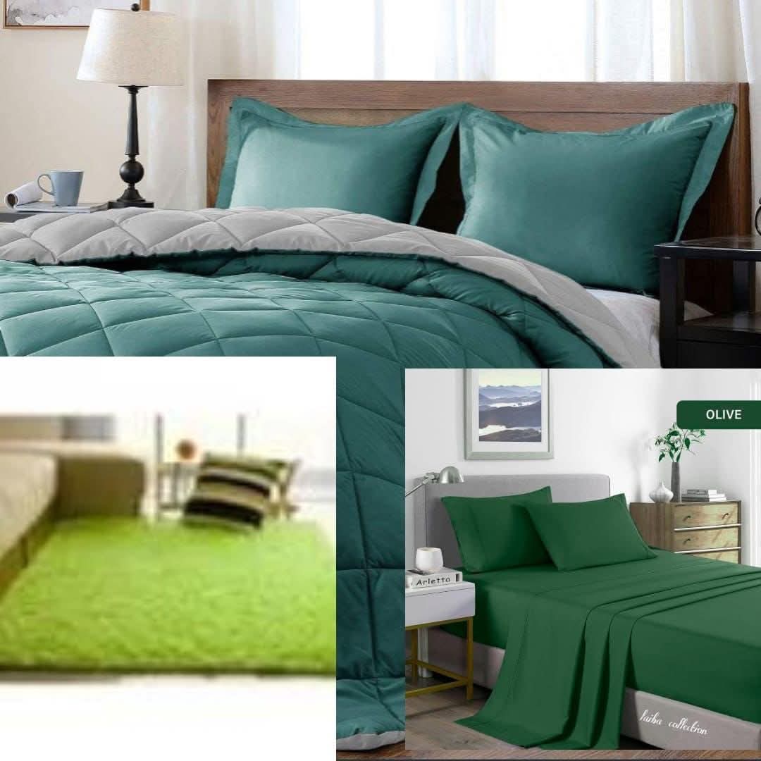 Limited offer 10 pce bedding and carpet set