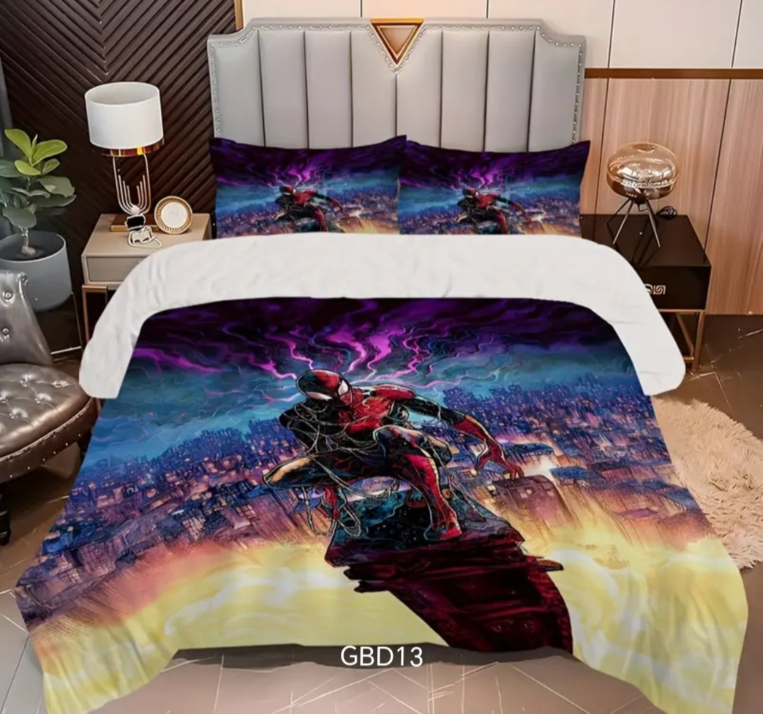 Spiderman duvet sets