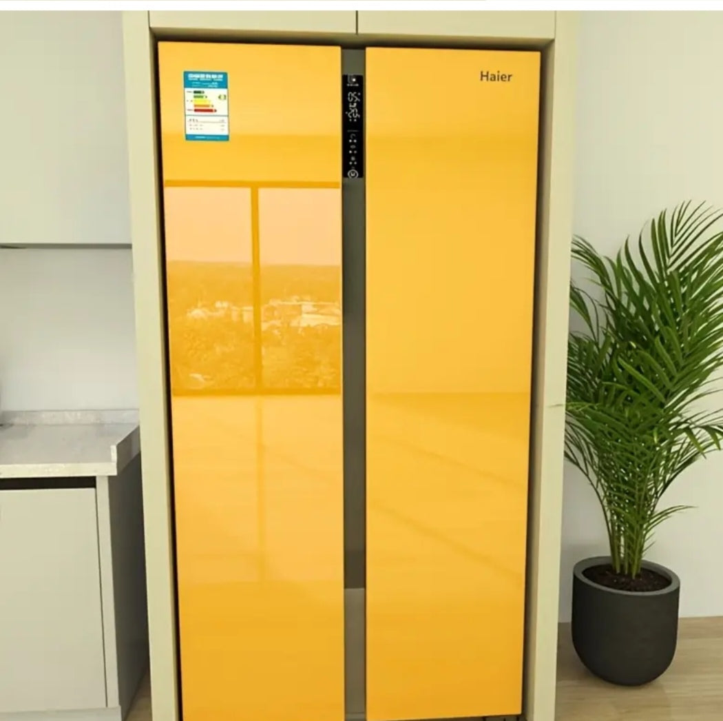 Side by side fridge wrap