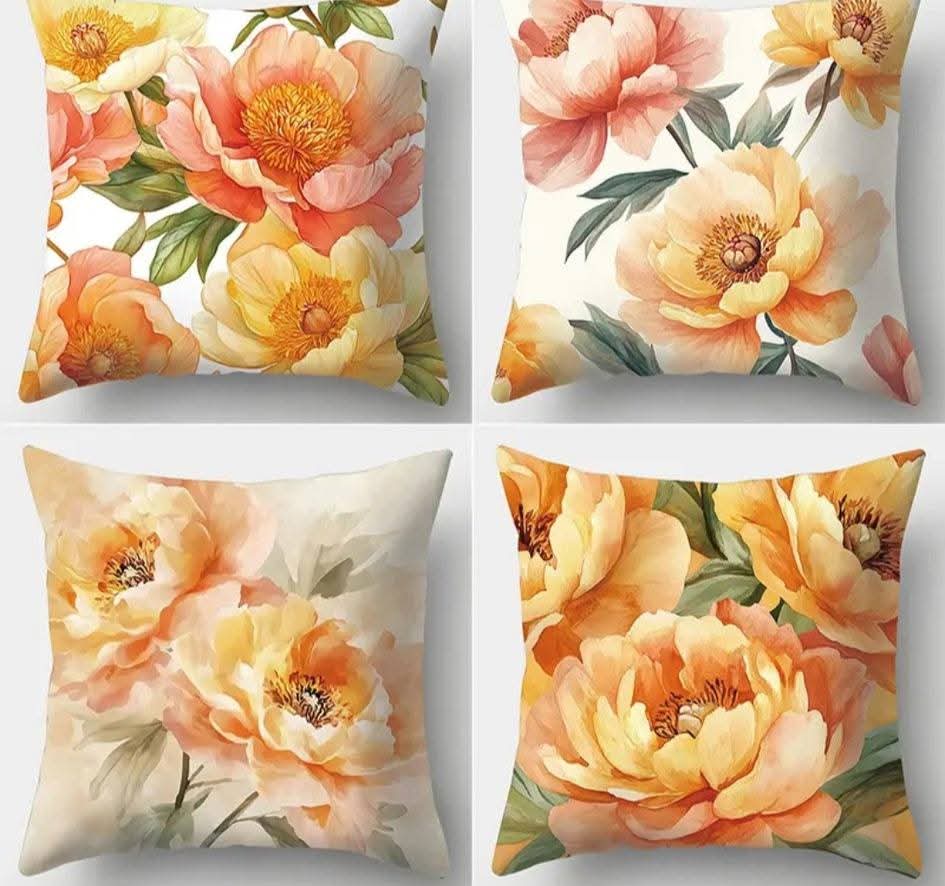 4pce cushion covers 45x45cm each