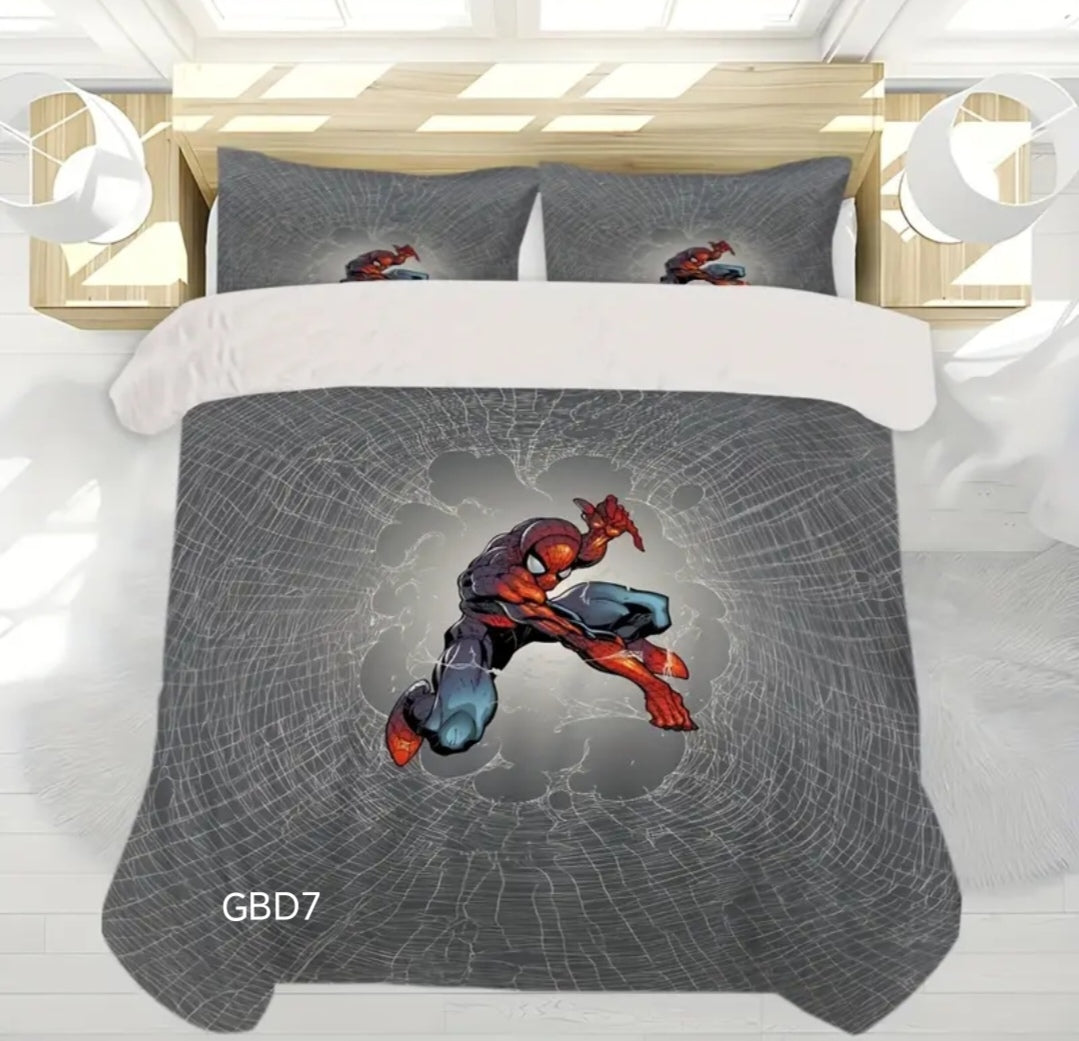 Spiderman duvet sets