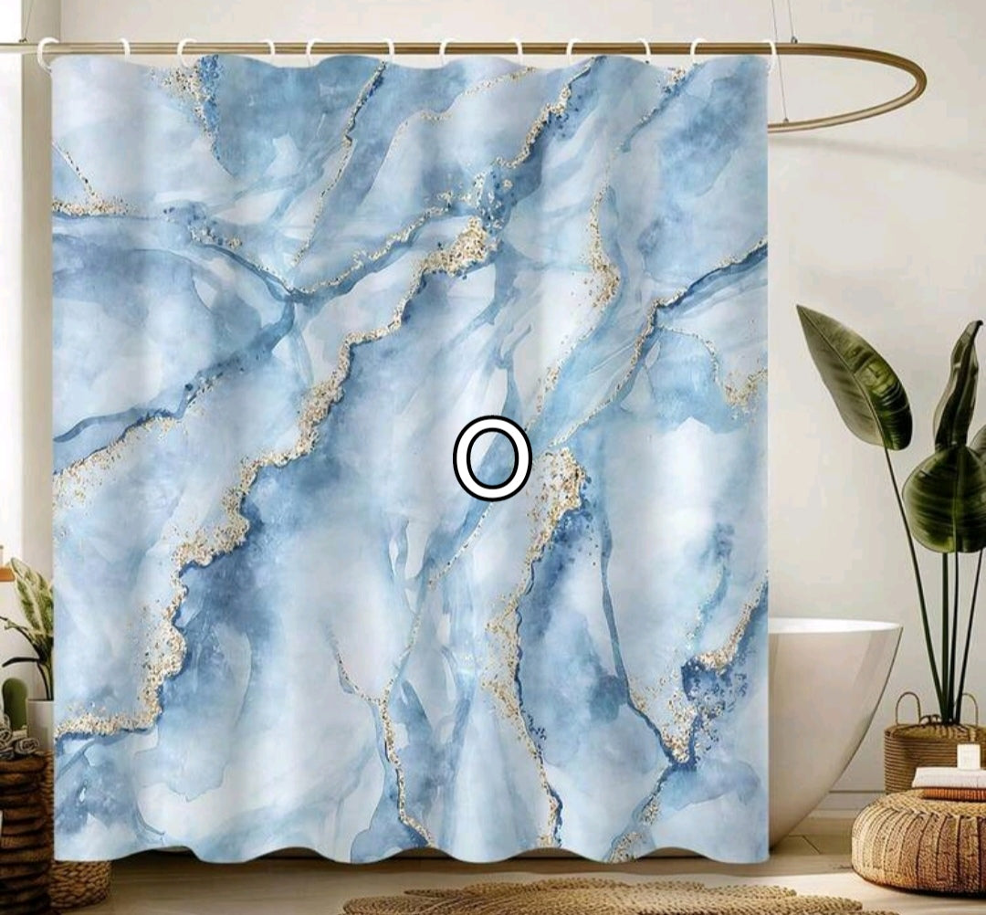 Coastal Breeze Shower Curtains 180×180cm – Beach-Themed Bathroom Style