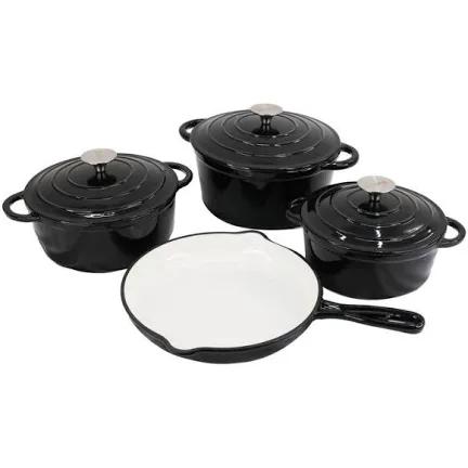 Cast iron pot set