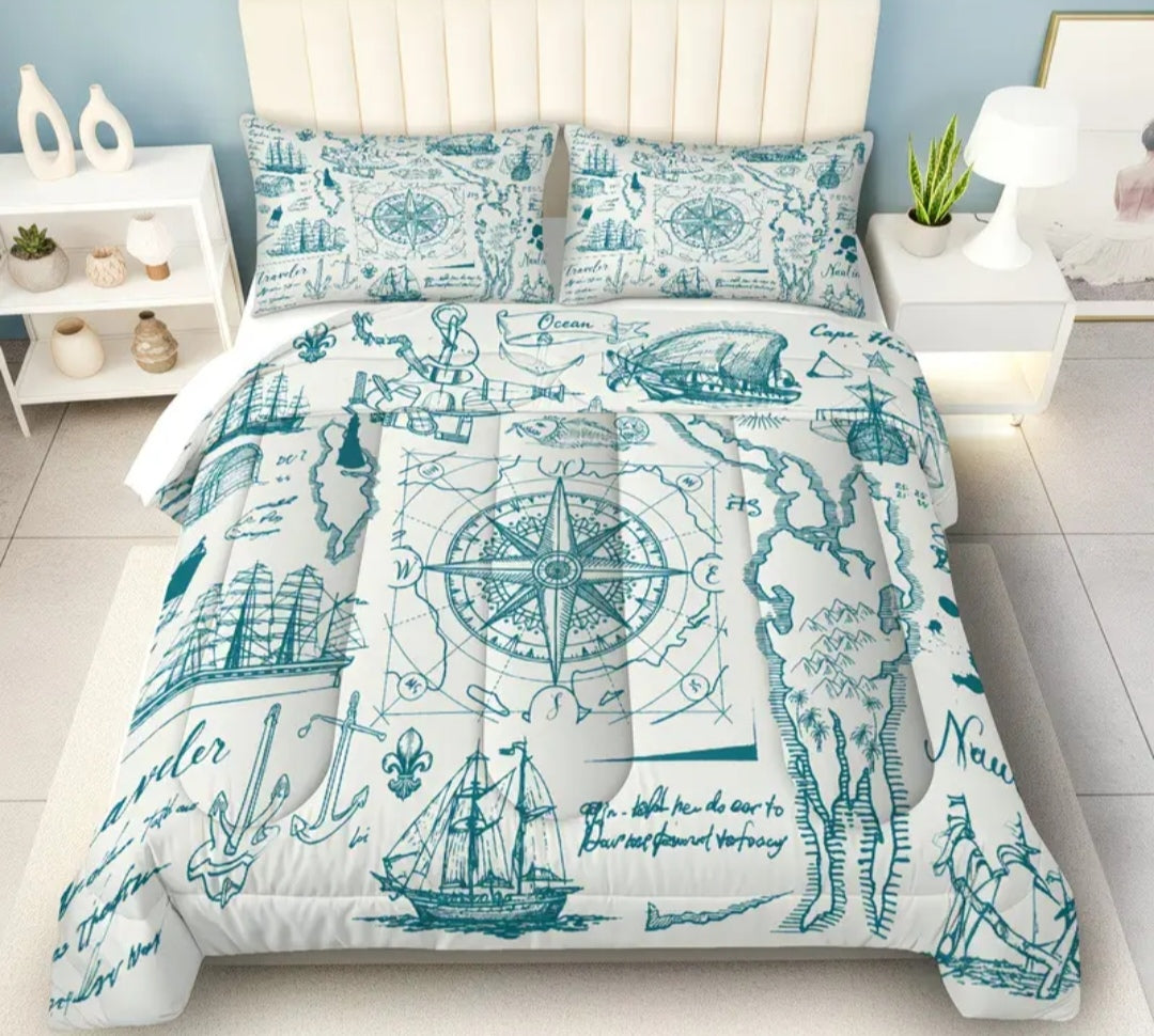 Printed Polyester Comforter Sets
