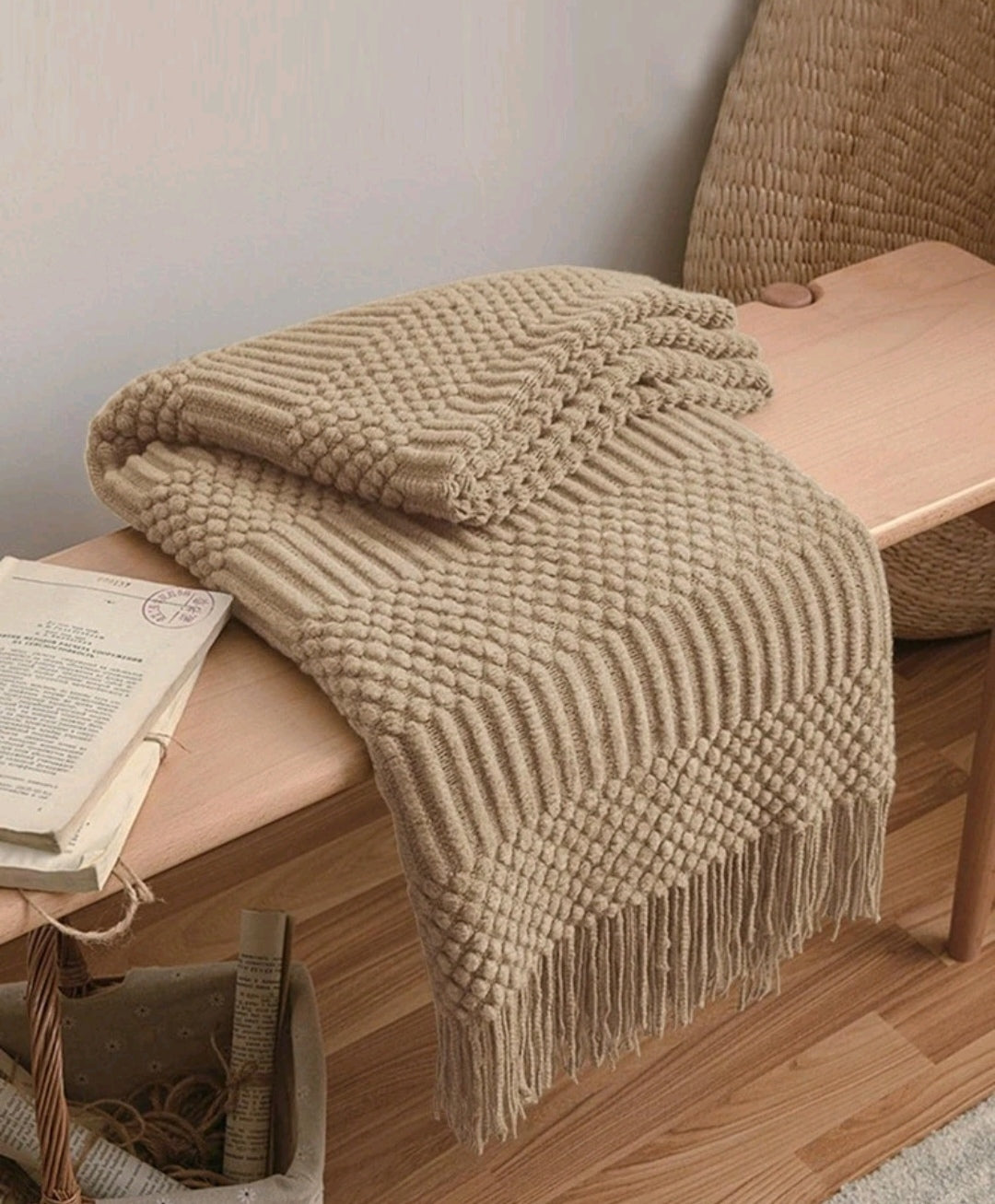 Knitted blanket