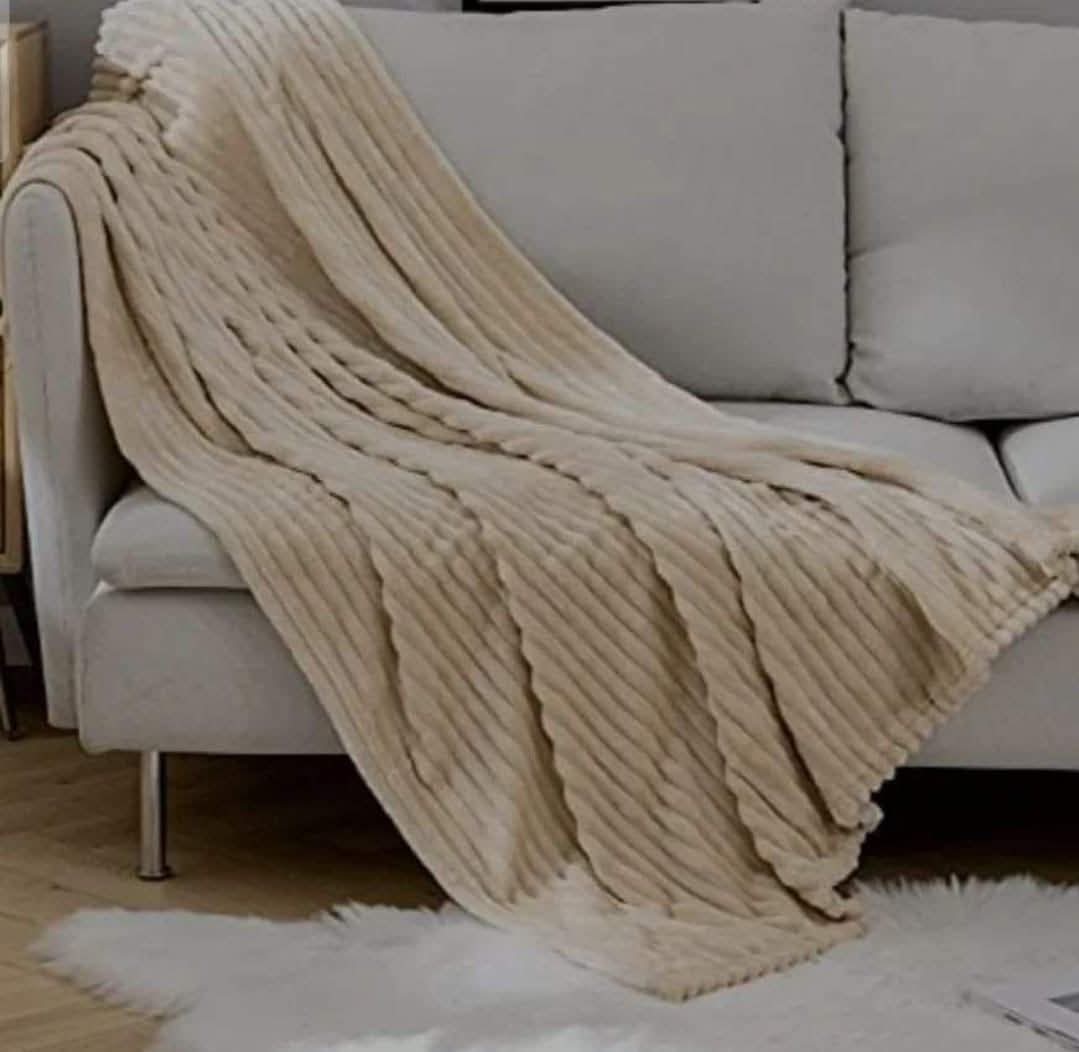 Ribbed Fleece Blanket