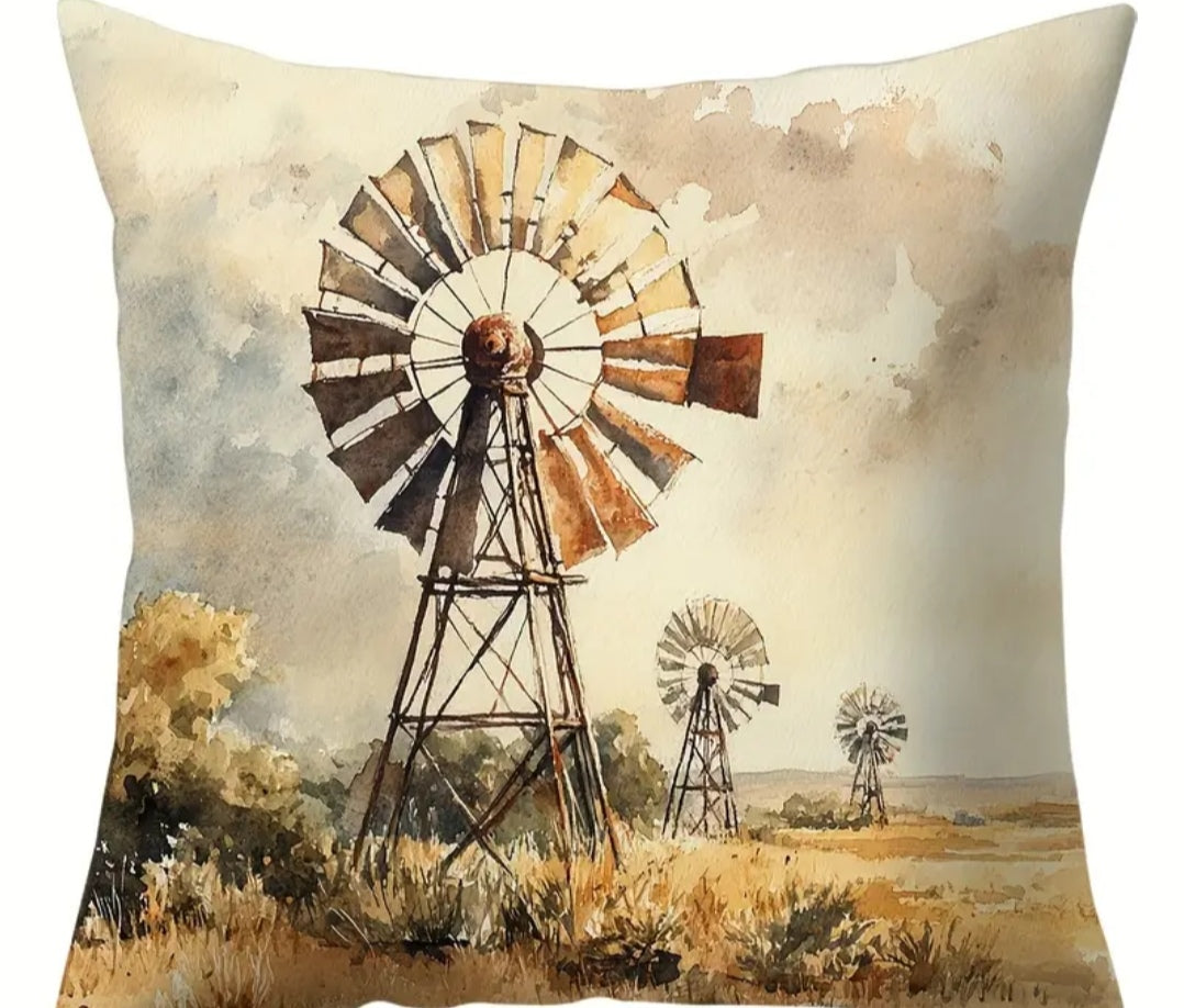 Windmill cushion covers
