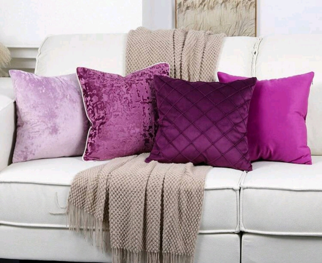4pce velvet pillow case sets