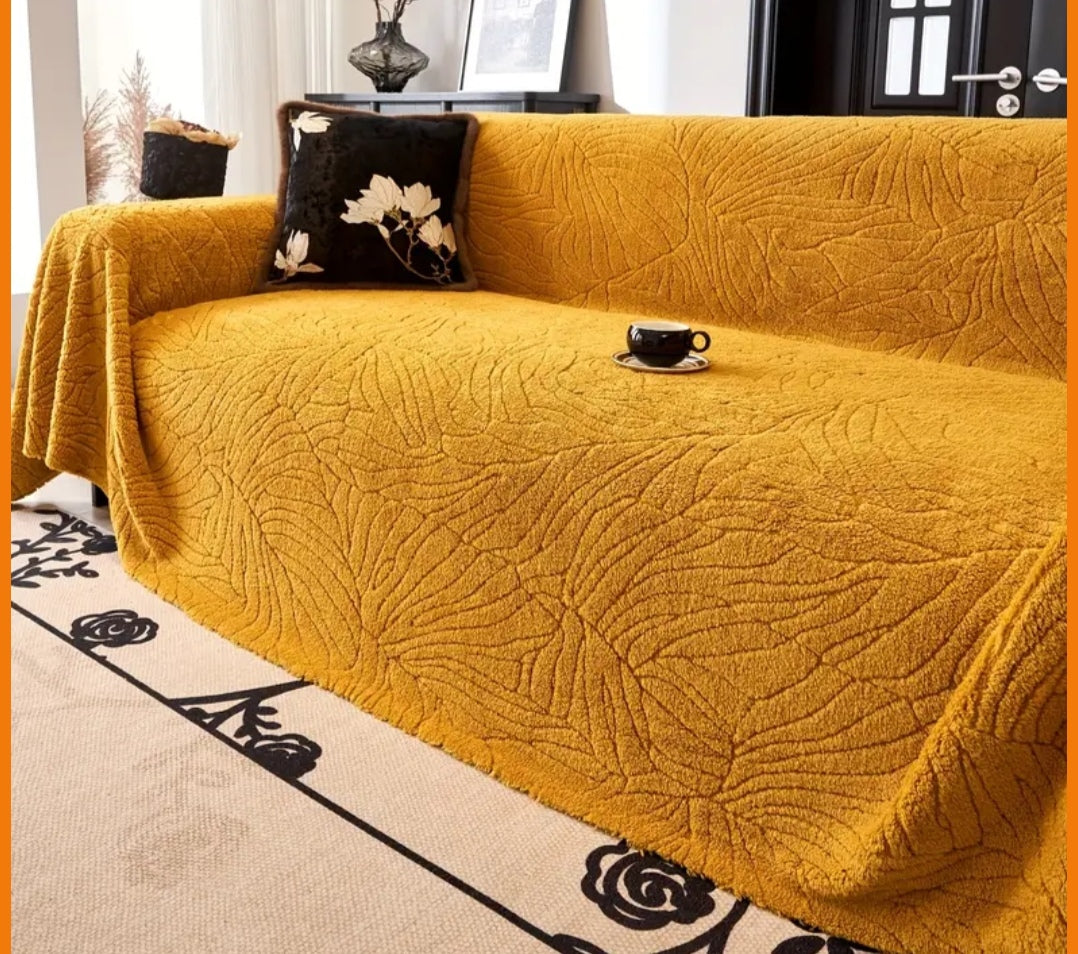 One piece extra large couch cover
