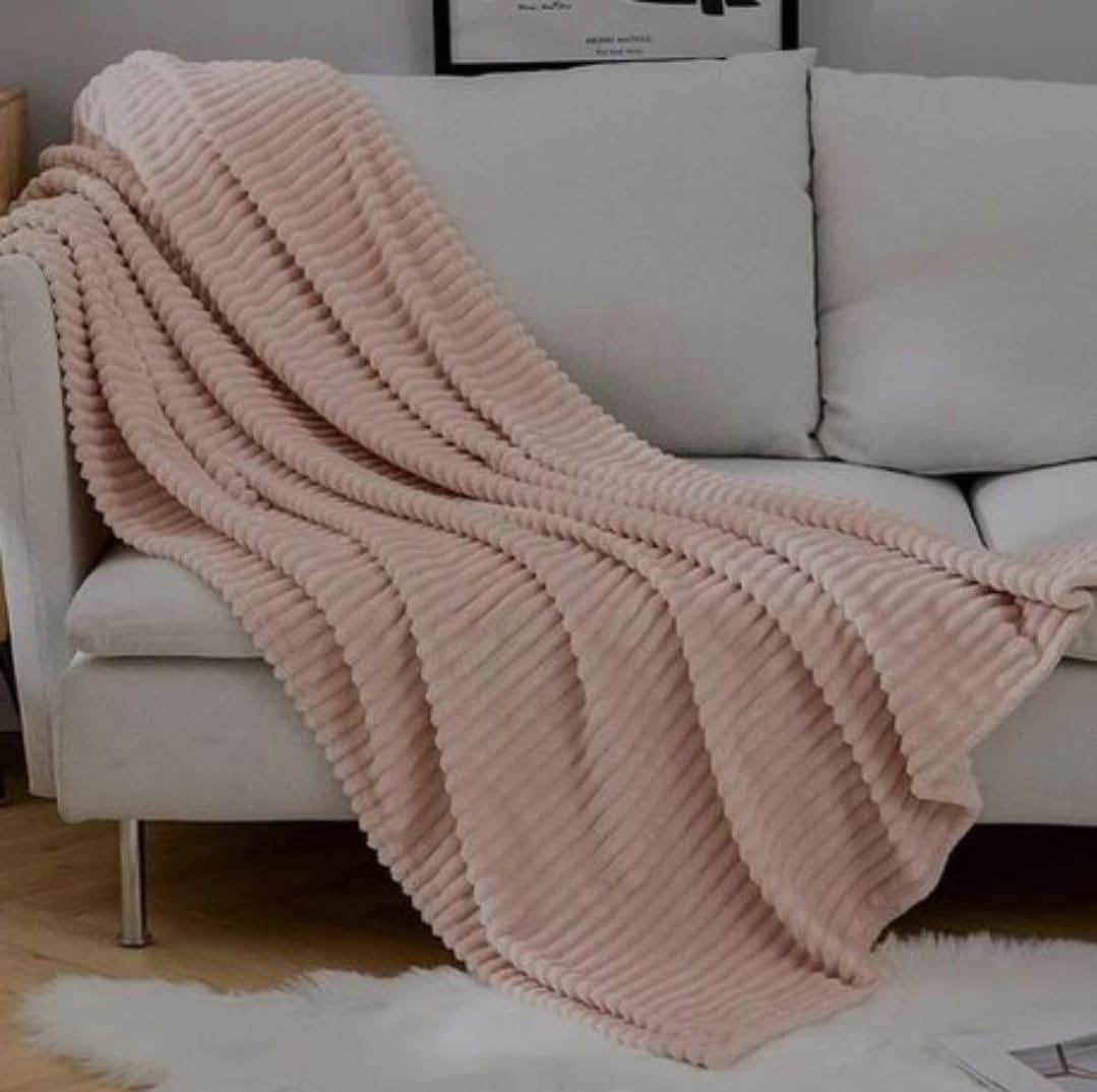 Ribbed Fleece Blanket