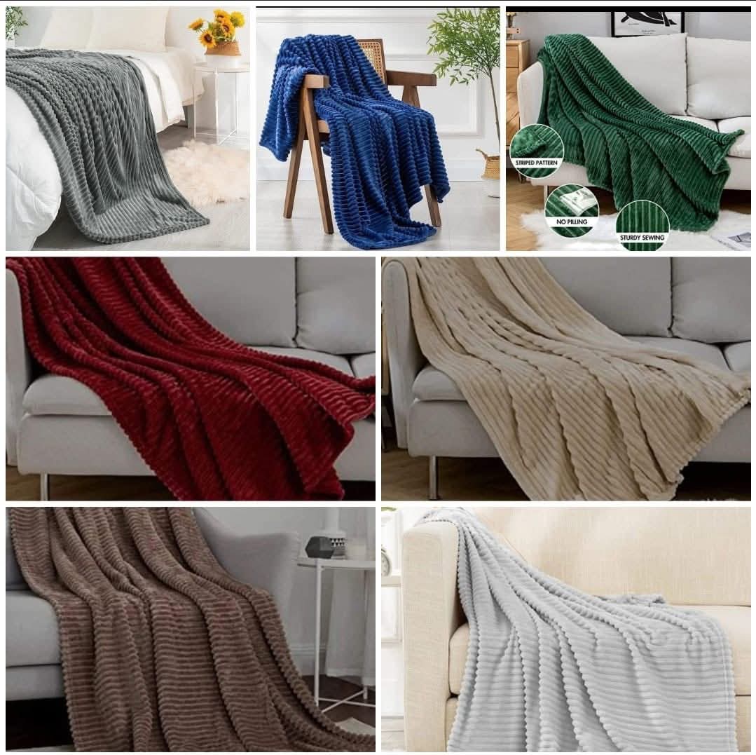 Ribbed Fleece Blanket