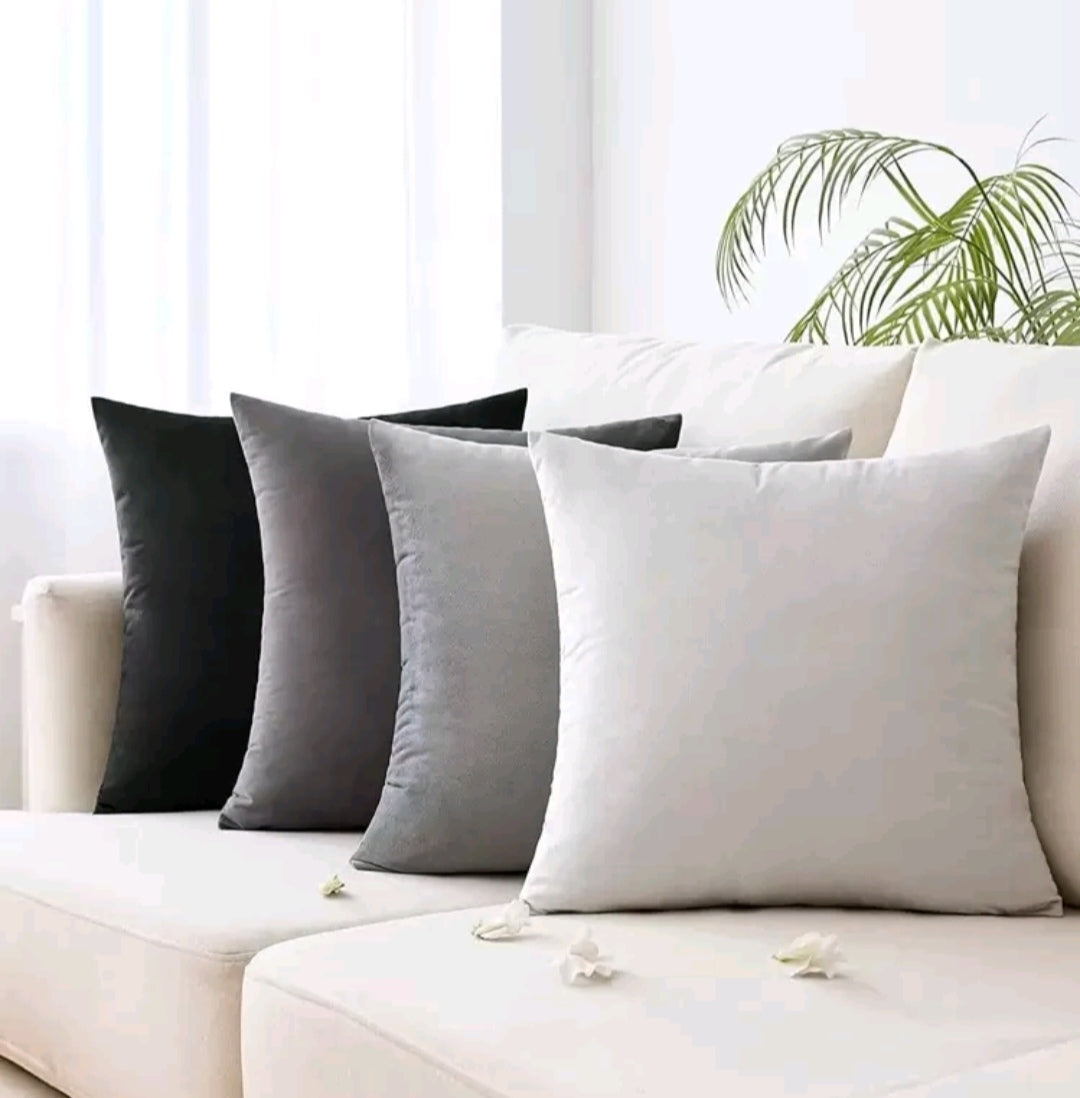 4pce velvet pillow case sets