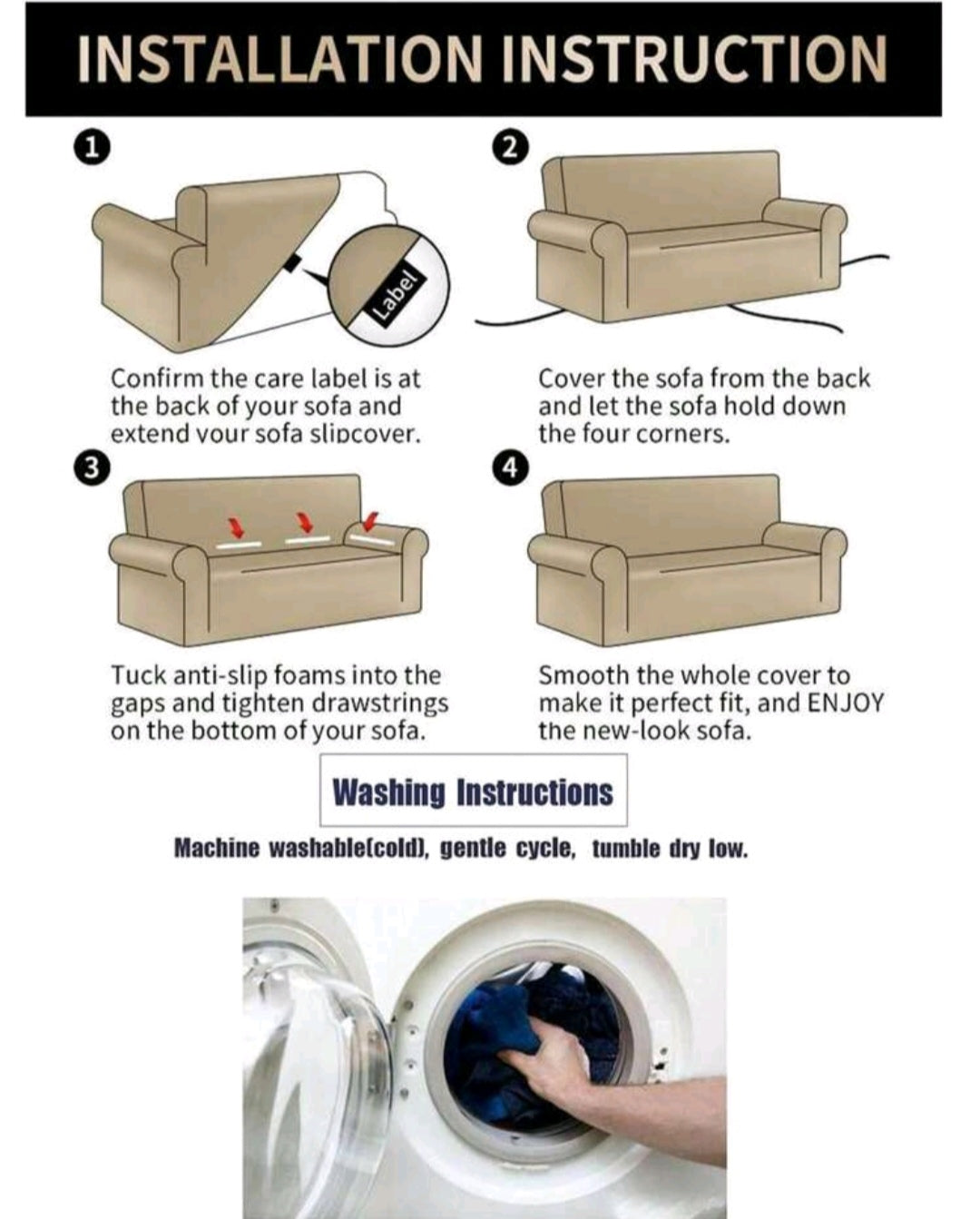 Sofa slipcovers