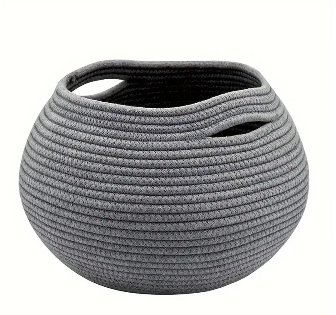 Handmade storage basket