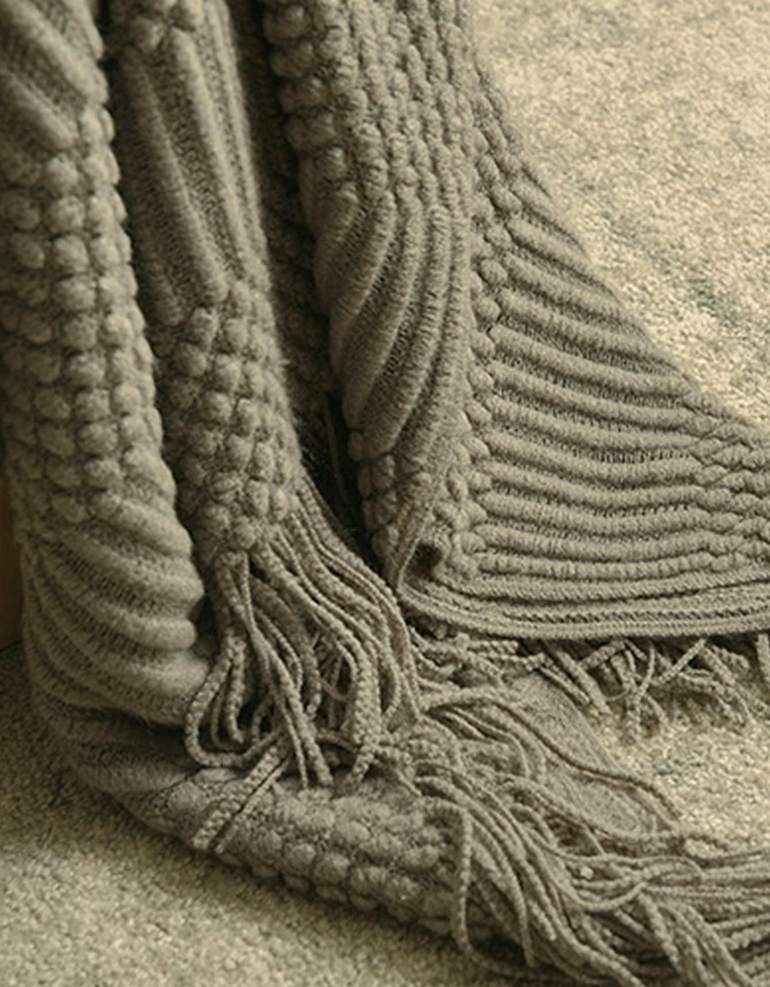 Knitted blanket