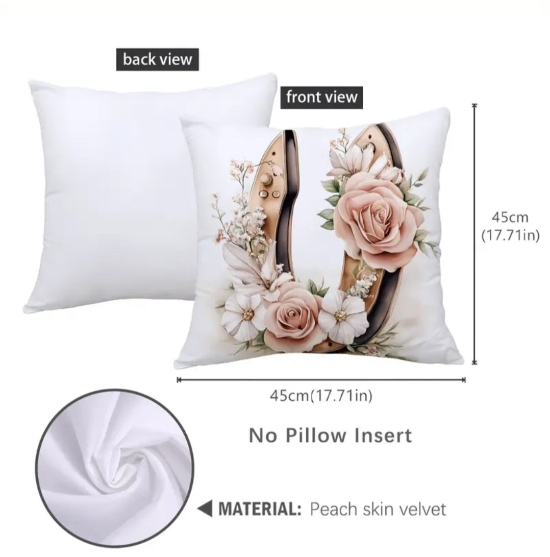 Printed horse cushion covers