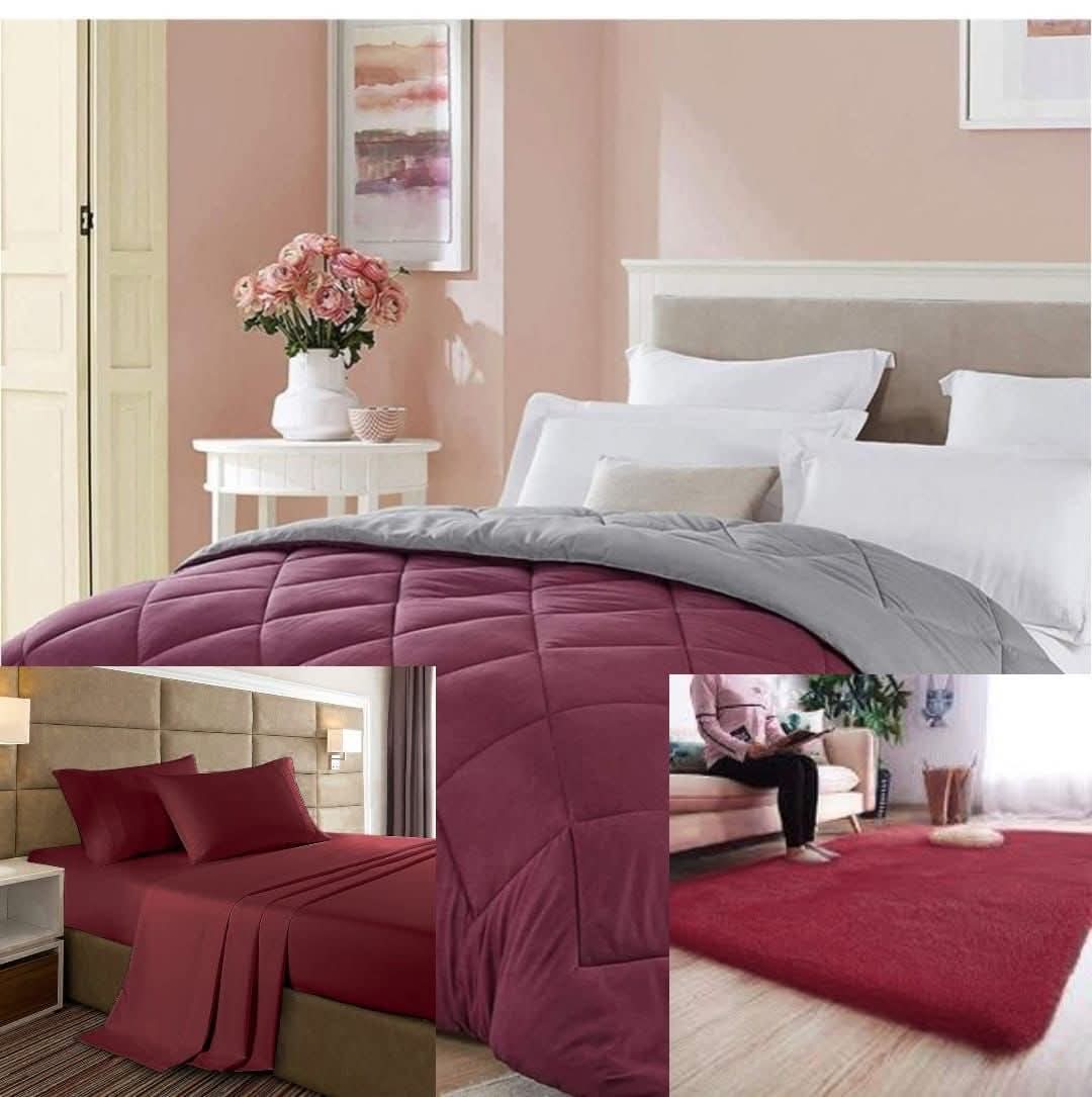 Limited offer 10 pce bedding and carpet set