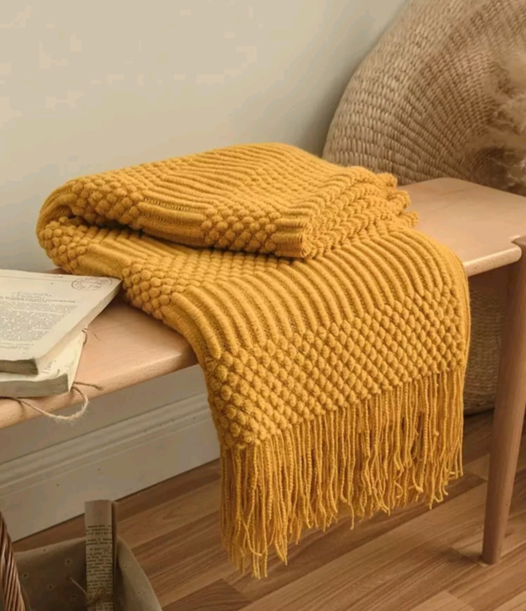 Knitted blanket