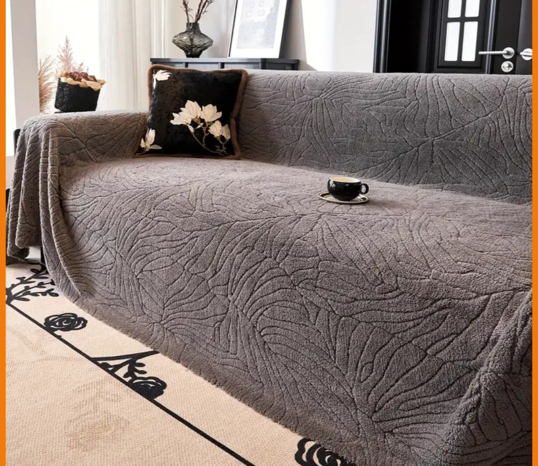One piece extra large couch cover