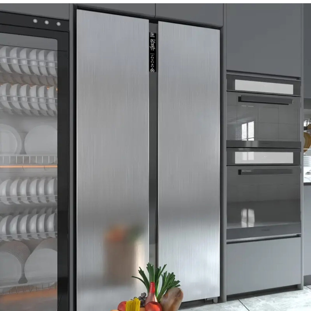 Side by side fridge wrap