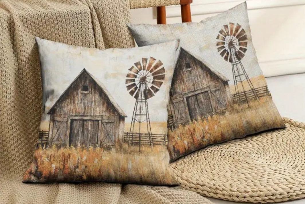 Windmill cushion covers