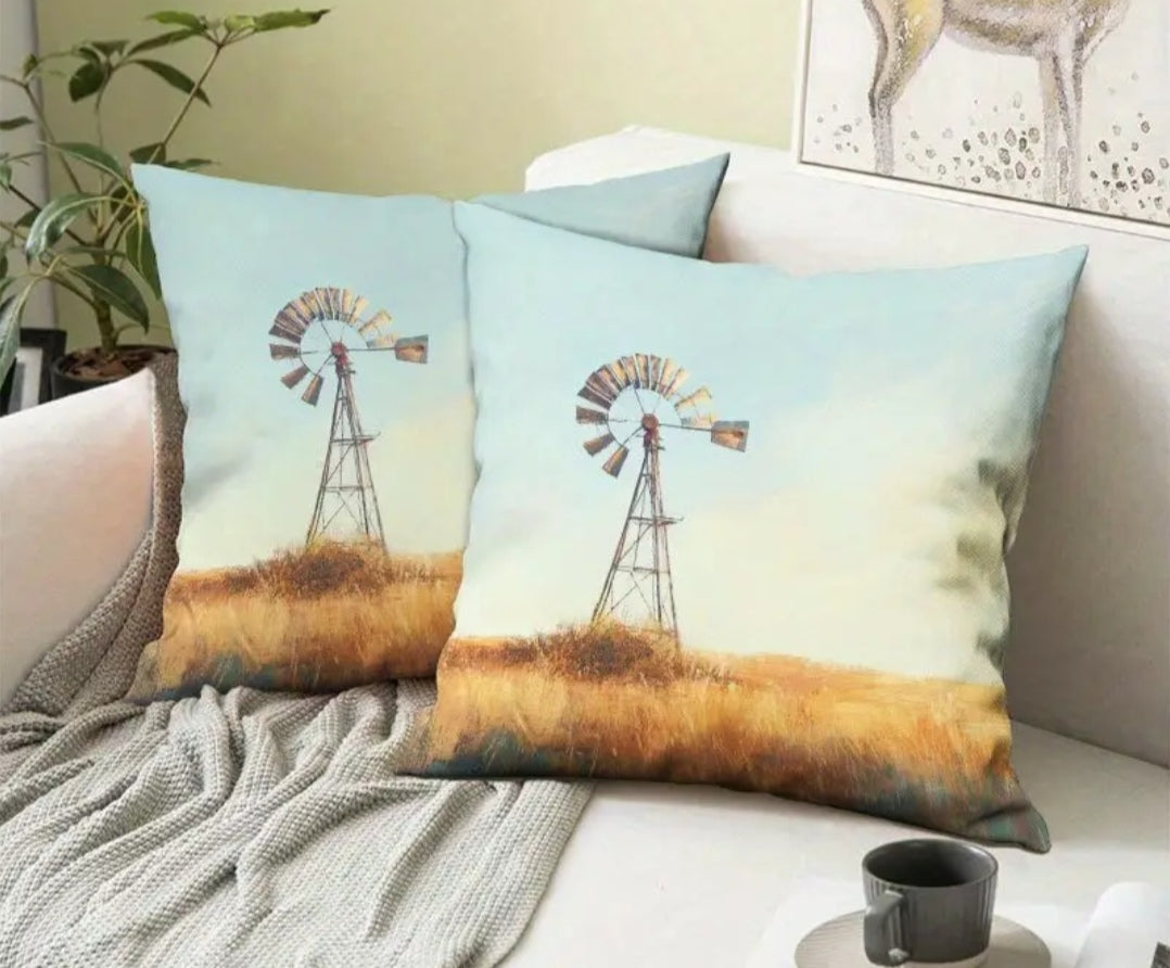 Windmill cushion covers