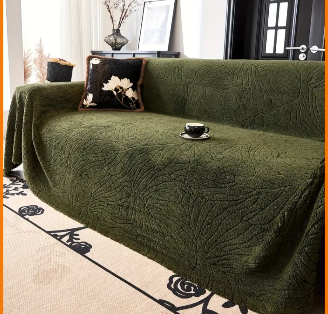 One piece extra large couch cover