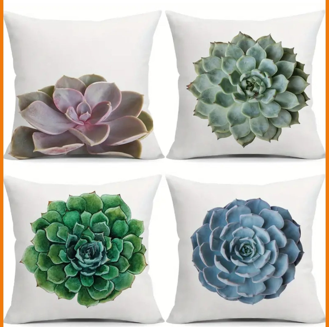 4pce cushion covers 45x45cm each