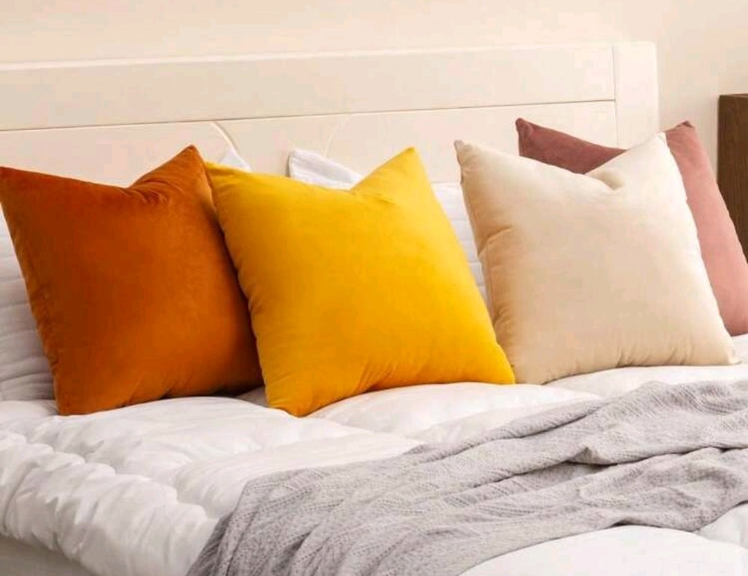 4pce velvet pillow case sets