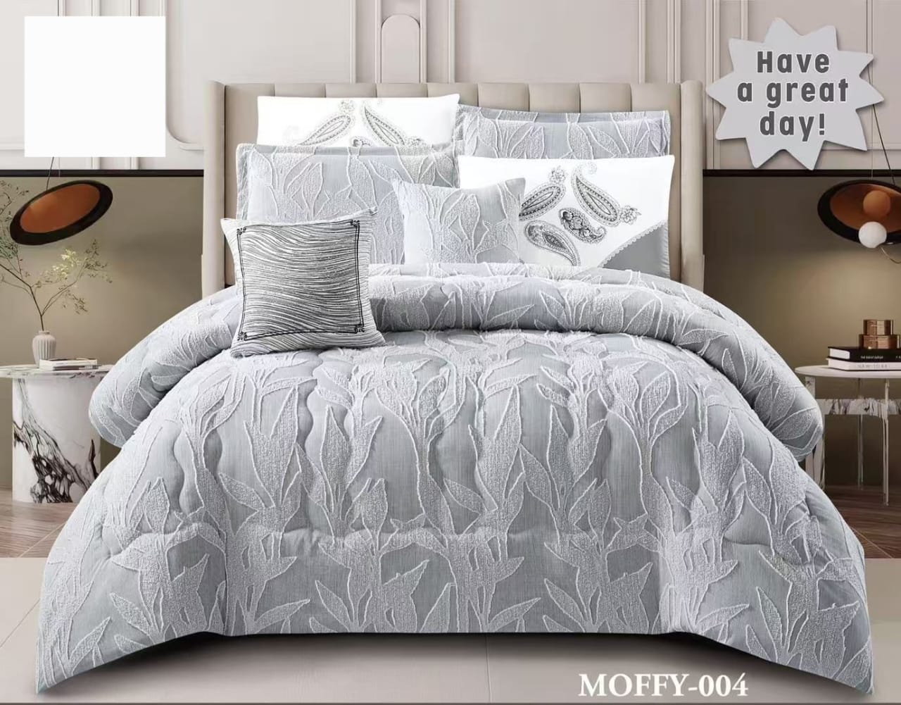 King Size 7 Piece Comforter Set – Luxury Bedding at an Affordable Price