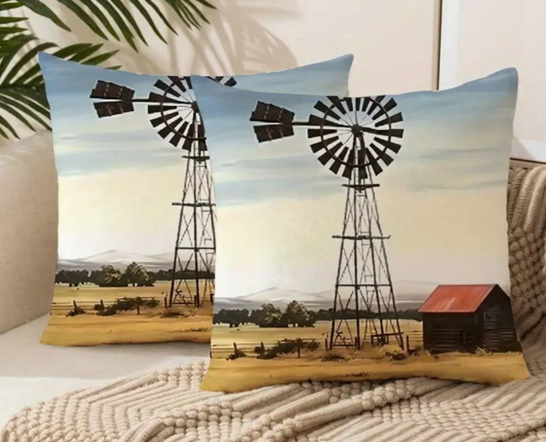 Windmill cushion covers