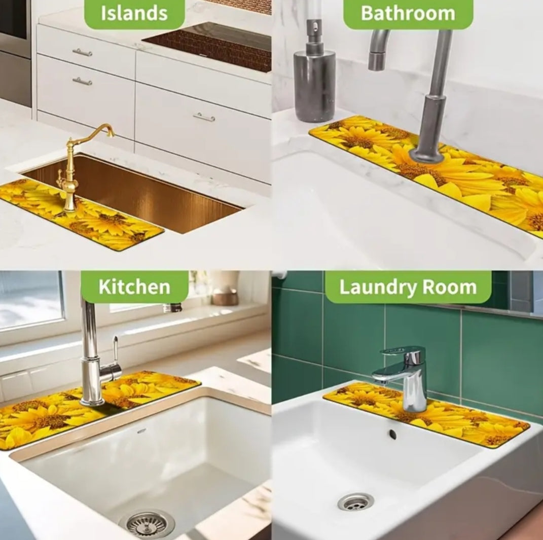 Faucet mat