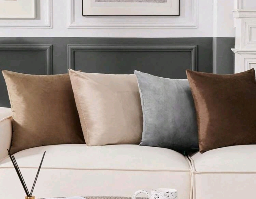 4pce velvet pillow case sets