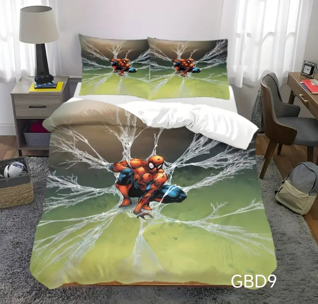 Spiderman duvet sets