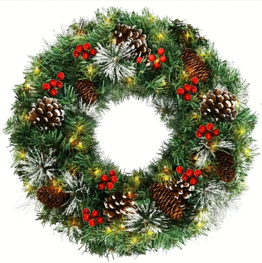 50cm Wreath with lights