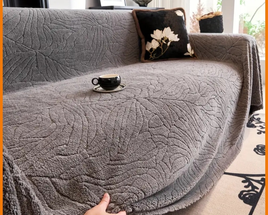 One piece extra large couch cover