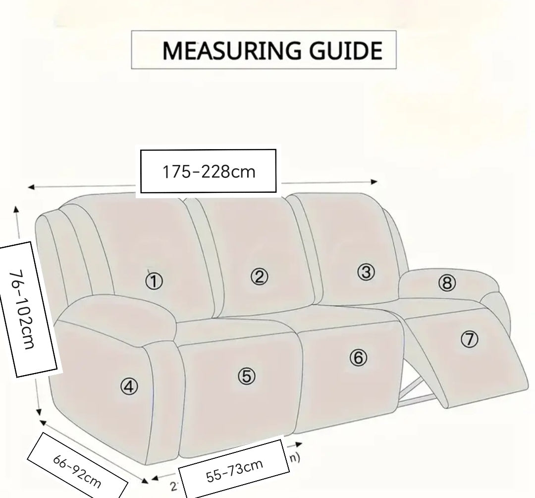 Recliner slipcovers