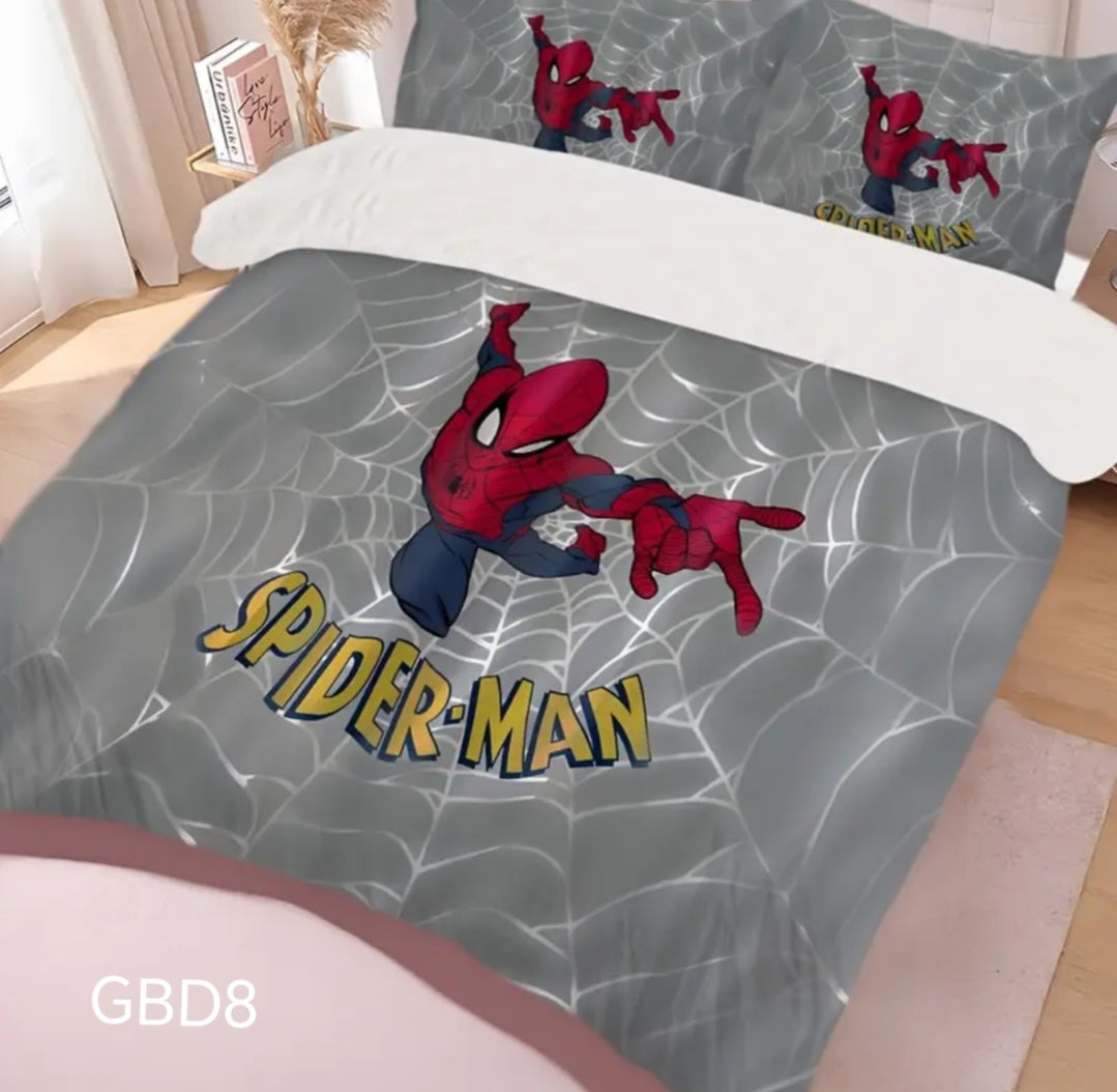 Spiderman duvet sets